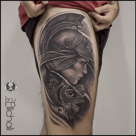 atenea tatuajes de diosas griegas|Tatuaje atenea diosa